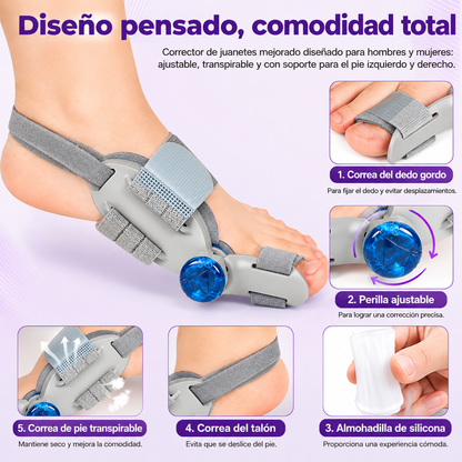 Corrector de Juanetes con Sistema de Doble Tensión