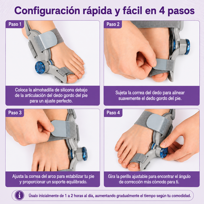 Corrector de Juanetes con Sistema de Doble Tensión